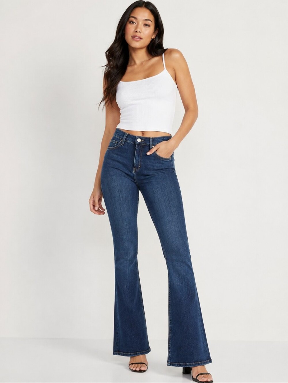 ❤️ TOPSHOP MOTO JAMIE HIGH RISE FLARE JEANS
